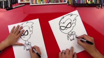 Learn to draw Titans Go step by step Screenshot 2