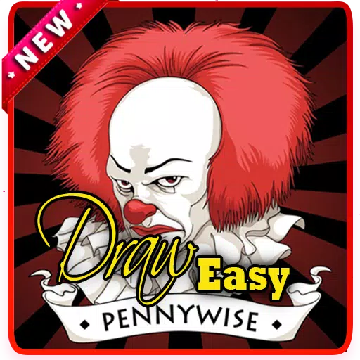 Pennywise Drawing Tutorial - How to draw Pennywise step by step