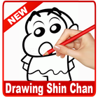 learn drawing Shin Chan ikona