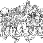 Sketches of Son Goku Super Saiyan icône