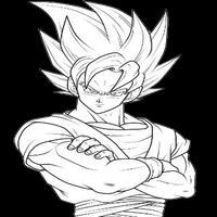 Sketches of Son Goku Super Saiyan capture d'écran 3