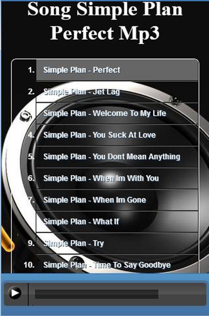 ดาวน์โหลด Song Simple Plan Perfect Mp3 APK สำหรับ Android