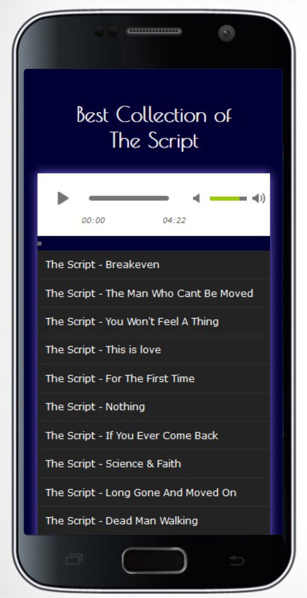 Hits Songs THE SCRIPT mp3 APK voor Android Download