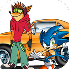 Sonic Vs Bandicoot Speed Race icon