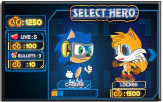 Super Sonic Heroes Cartaz