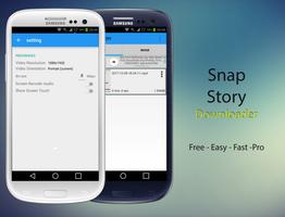 Snap Story Downloader Pro Affiche