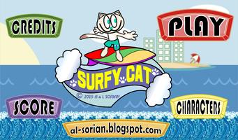 SURFY CAT poster