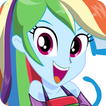 Dress up Fluttershy Rarity Rainbow Dash Pony Girl