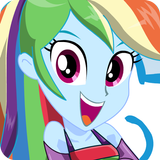 Dress up Fluttershy Rarity Rainbow Dash Pony Girl icône