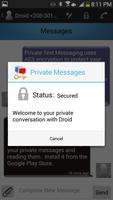 Private Text Messaging capture d'écran 2