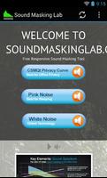 SoundMaskingLab's White Noise Affiche