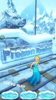 U-Bahn Eis Prinzessin laufen Plakat