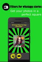 برنامه‌نما filters & stickers for whatsapp stories عکس از صفحه