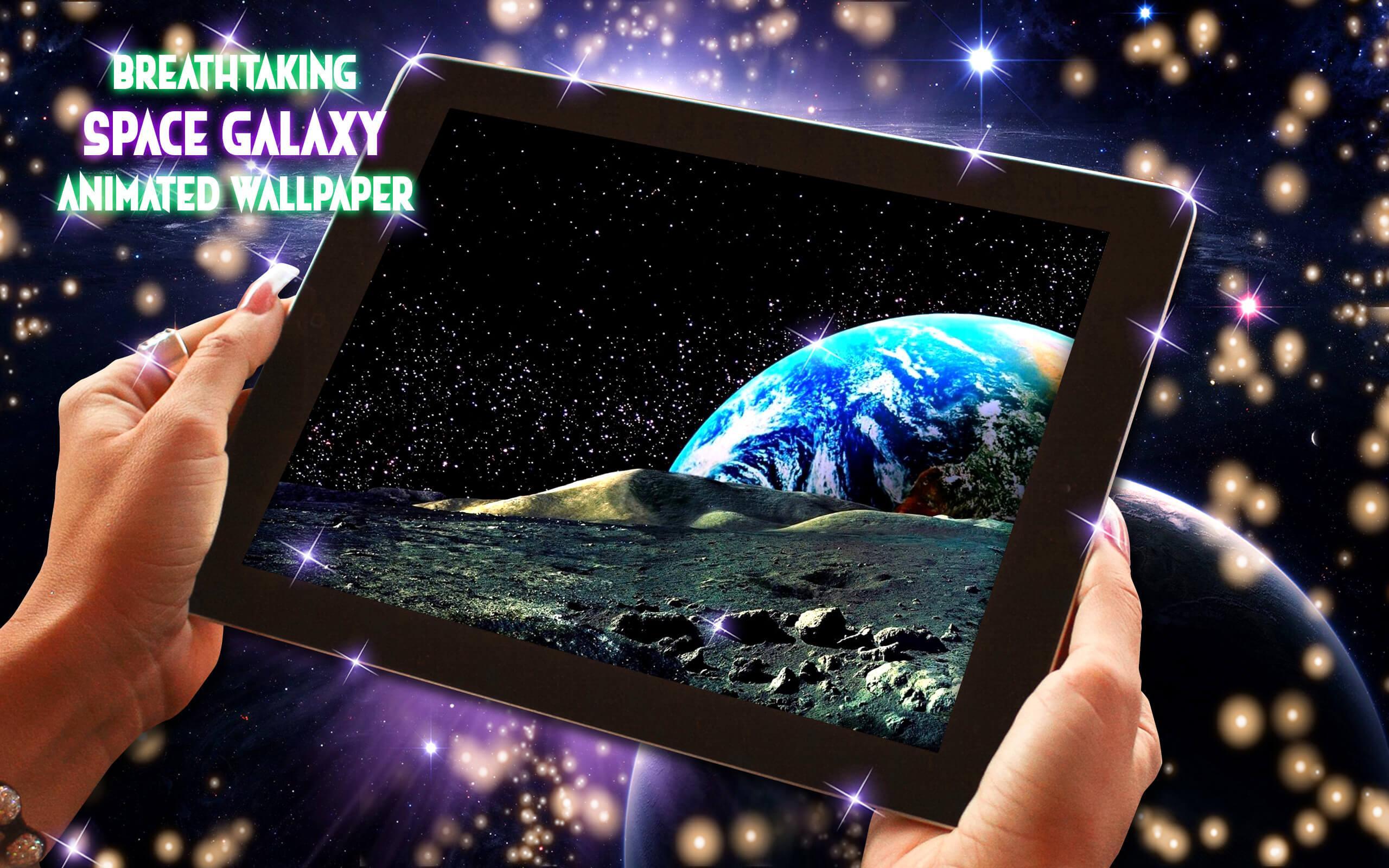 Wallpaper Galaksi Bergerak Ruang Hidup Gambar For Android APK