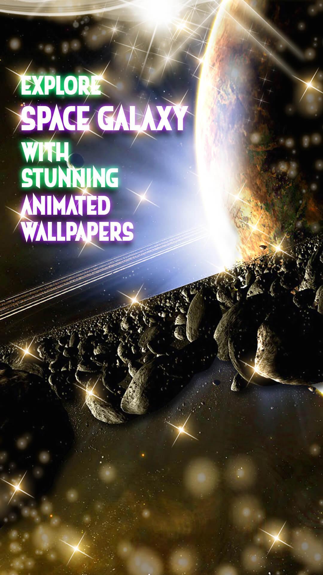 Android 用の 銀河 背景 ライブ壁紙 宇宙 動く壁紙 アニメ Apk をダウンロード
