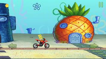 پوستر Sponge bike racing