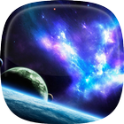 Fond d'Écran Animé Espace 🌌 Fond Ecran Galaxie icône