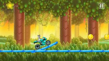 Tom motorbike hill race climbing and jerry poster