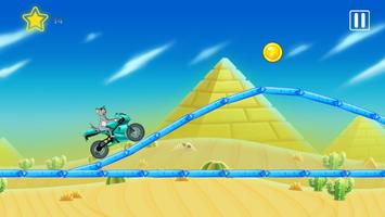 Tom motorbike hill race climbing and jerry اسکرین شاٹ 2