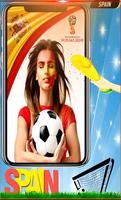 Spain World Cup 2018 Photo Frame & Dp maker Flag gönderen