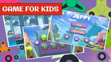 Jeffy Puppet for Fidget spinner SML kids game capture d'écran 2
