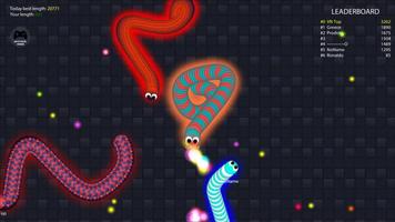 Slither - Snake online Multiplayer.io ภาพหน้าจอ 1