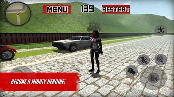 Spider Hero: Girl mutant screenshot 3