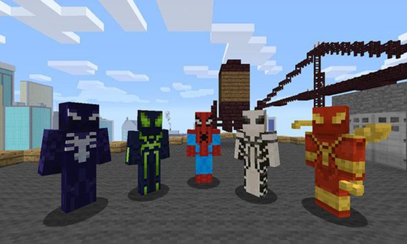 HD Spider Hero Mod for Minecraft PE, HD Spider Hero Mod for Minecraft PE .....