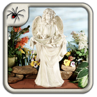 Angel Garden Statues Design ไอคอน