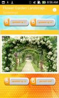 پوستر Flower Garden Landscaping Design