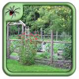 Rustic Garden Arbor Design Zeichen