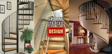 Ideia de design de escada em espiral