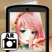 AR Learn to Draw Anime ไอคอน