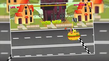 Sponge Car Race Extreme Adventures Game تصوير الشاشة 2