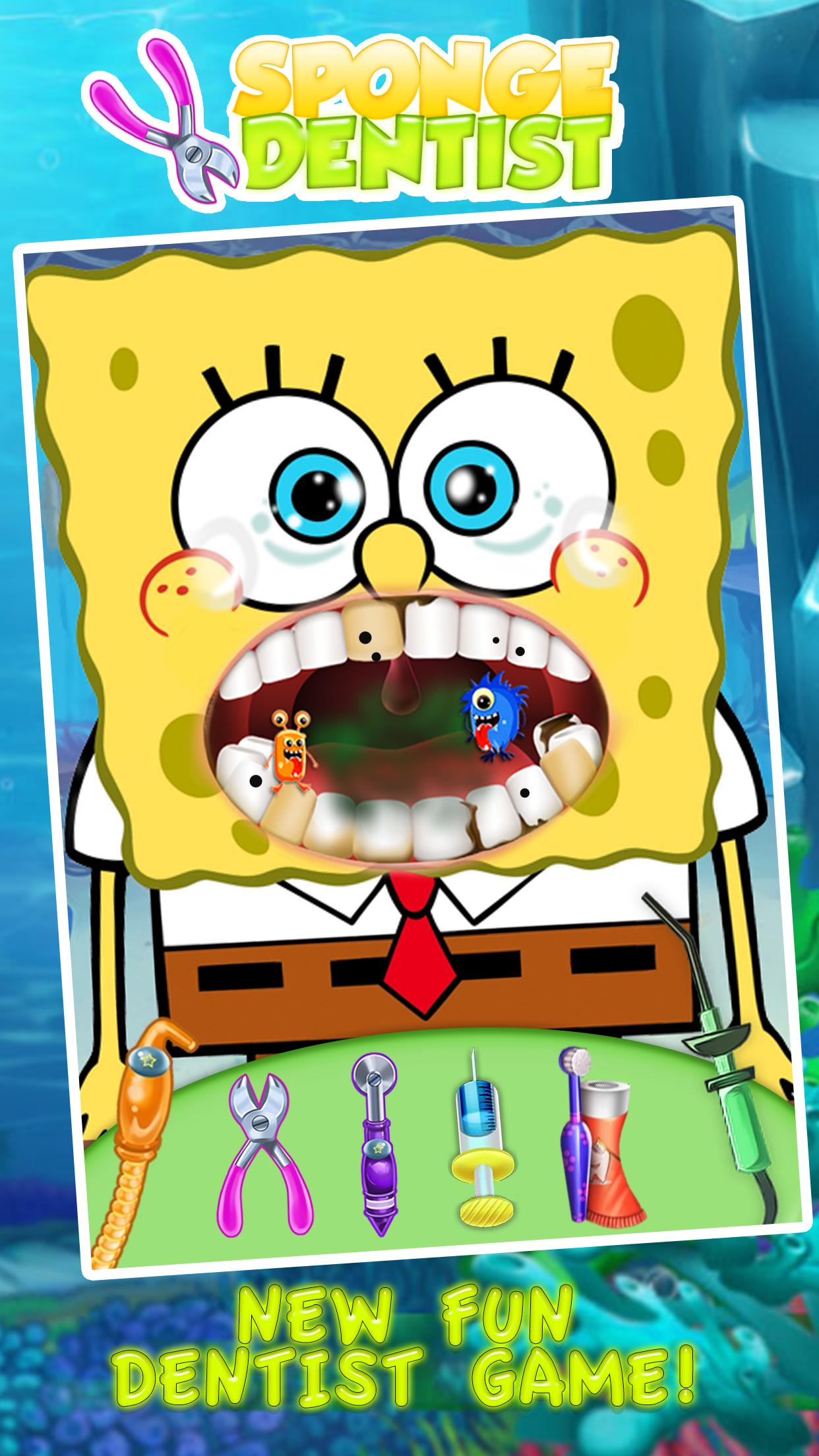 Sponge Dentist Kids Game For Android Apk Download - sponge bob only feels pain simulator roblox