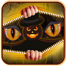 ハロウィーン ロック画面 ジッパー APK