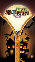 Spooky Halloween Zipper Lock Screen poster