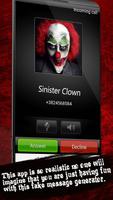 برنامه‌نما Spooky Clown Fake Call And SMS عکس از صفحه