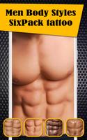 Men Body Styles SixPack Tattoo Poster