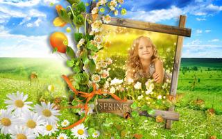 Spring Photo Frames اسکرین شاٹ 1