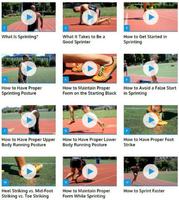 Sprinting Techniques โปสเตอร์