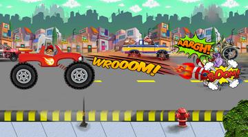 Hill Blaze Climb Monster الملصق