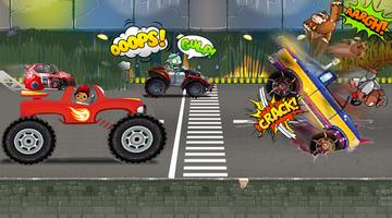 Hill Blaze Climb Monster capture d'écran 1