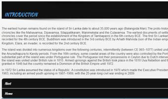 History of Sri Lanka Screenshot 1