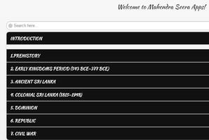 History of Sri Lanka Ekran Görüntüsü 3