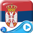 Serbian Flag - 3D Wallpaper icône