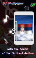 Serbian Flag - 3D Wallpaper capture d'écran 1