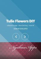 Tulle Flowers DIY penulis hantaran