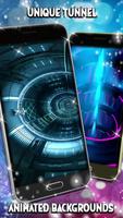 3D Tunnel Live Wallpaper 🌀 Gif Animated Images ภาพหน้าจอ 1