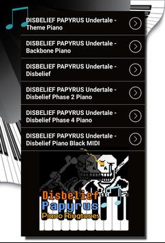 Download Disbelief Papyrus Piano Ringtones Apk For Android Latest Version - disbelief papyrus phase 2 roblox id code